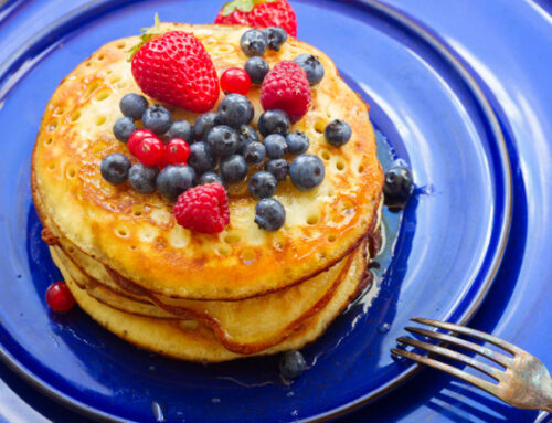 Blue Cornmeal Pancakes Recipe